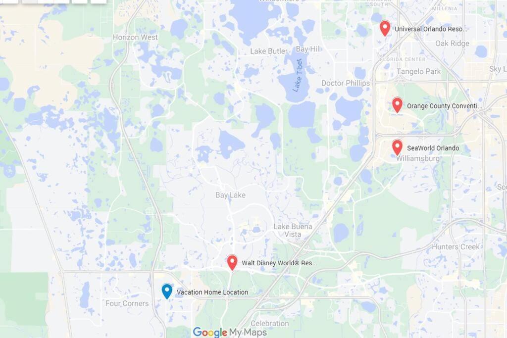 The Marvel Mansion 5Br Pool Home Near Disney World Орландо Экстерьер фото