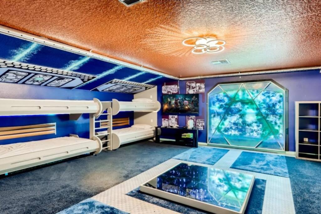 The Marvel Mansion 5Br Pool Home Near Disney World Орландо Экстерьер фото