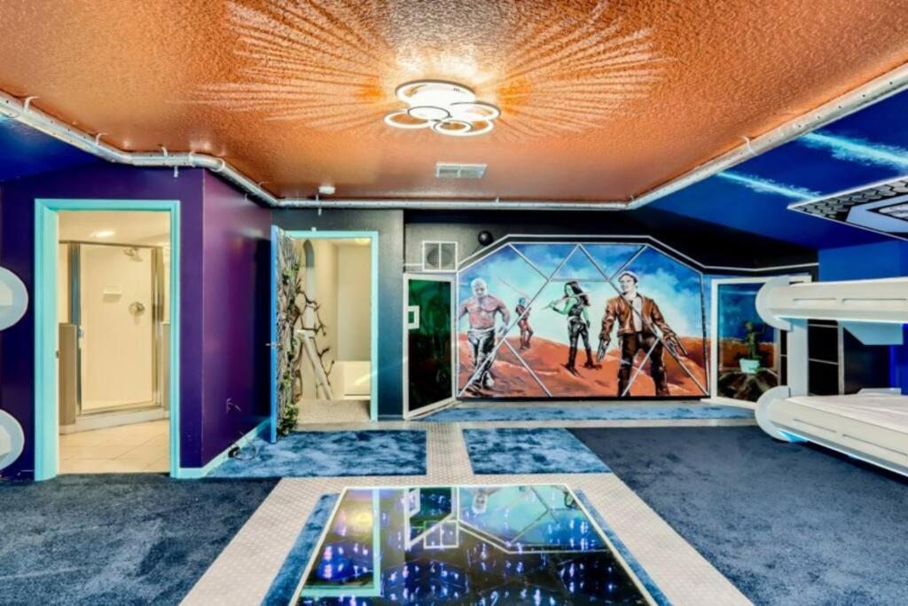 The Marvel Mansion 5Br Pool Home Near Disney World Орландо Экстерьер фото