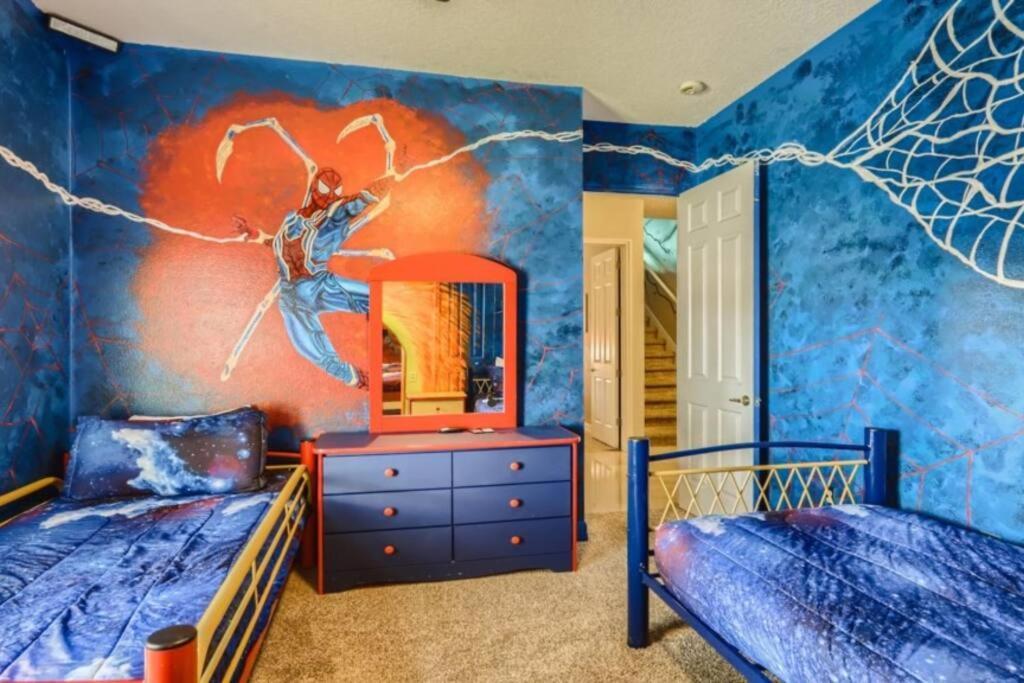 The Marvel Mansion 5Br Pool Home Near Disney World Орландо Экстерьер фото