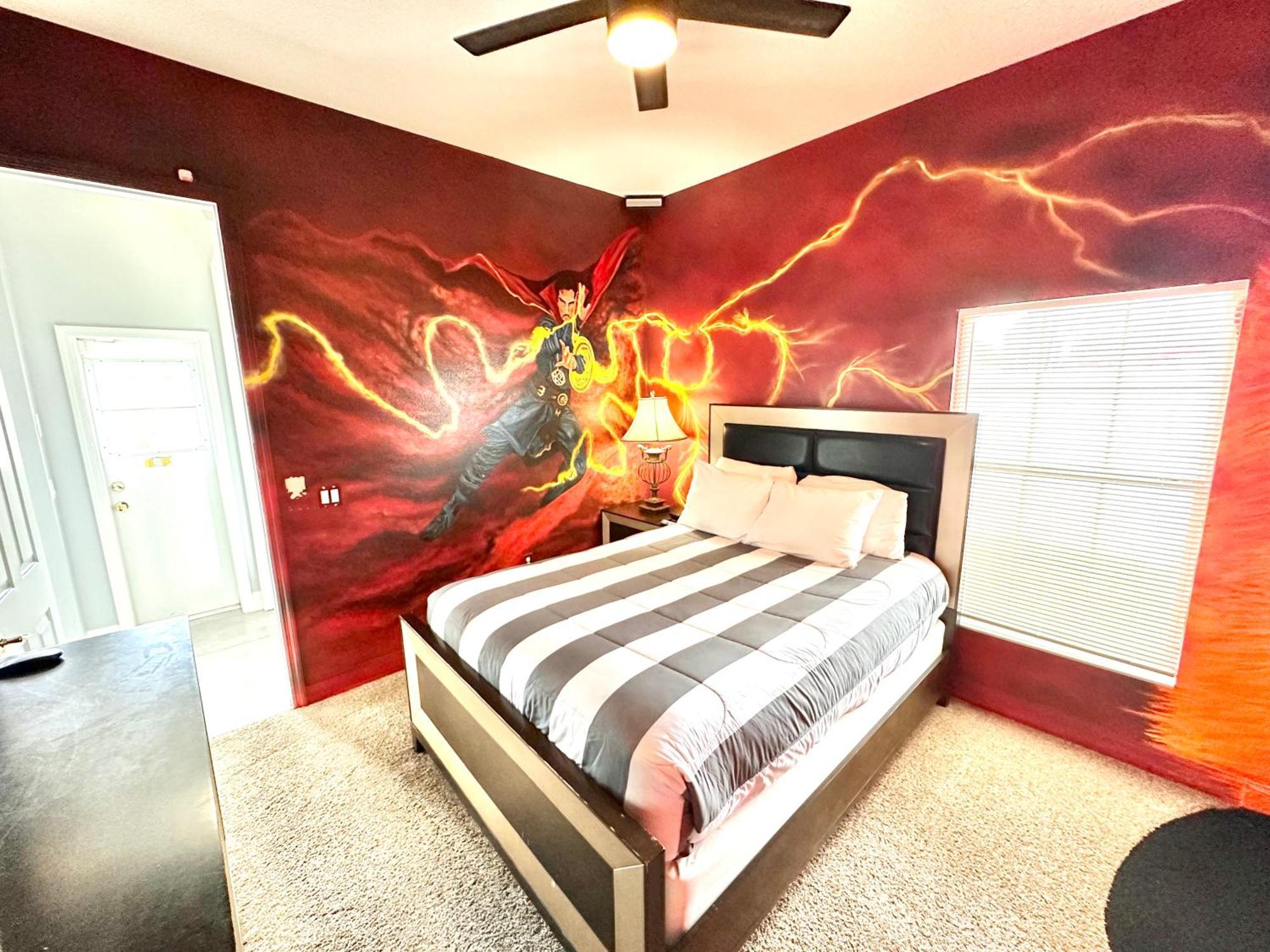 The Marvel Mansion 5Br Pool Home Near Disney World Орландо Номер фото